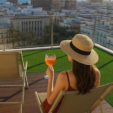 Skyline - Penthouse With 50M2 Private Terrace And Stunning Views Apartman Cádiz Kültér fotó